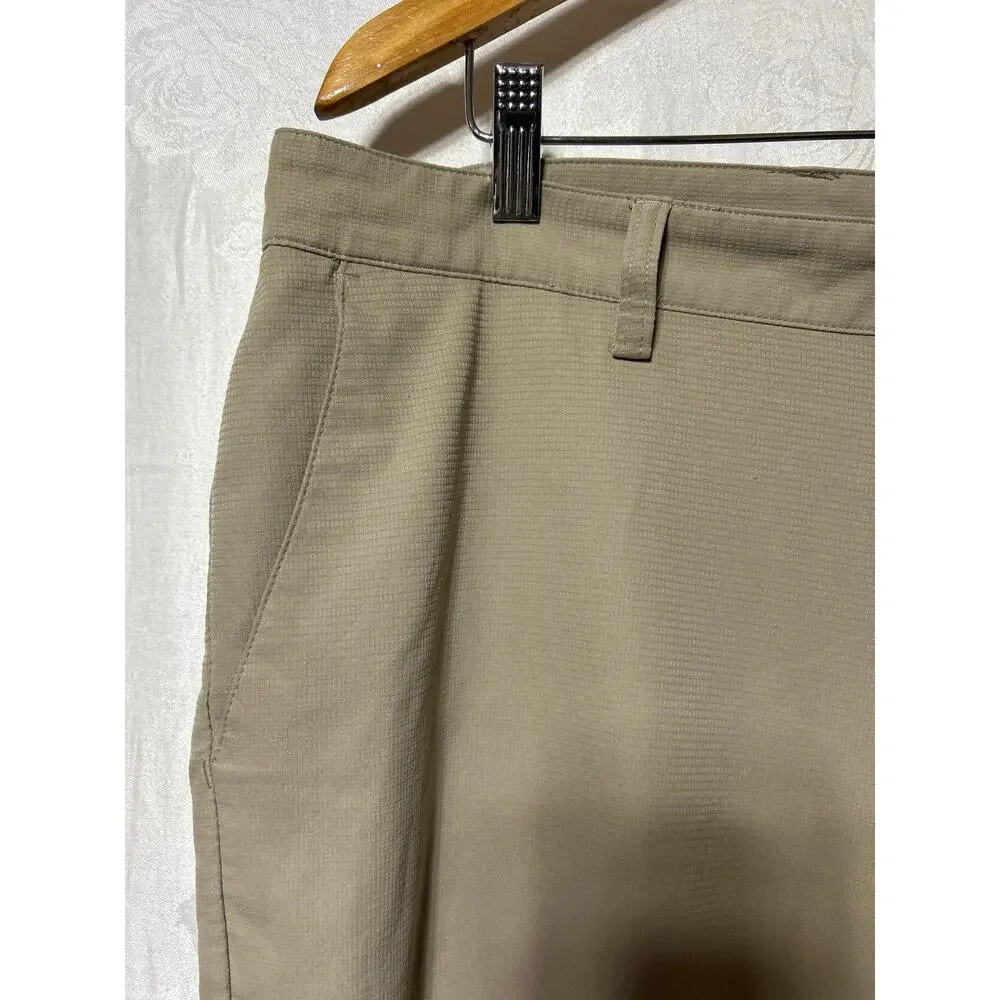 Adidas Performance Pants 40x32 Tan Climacool Rip Stop Golf